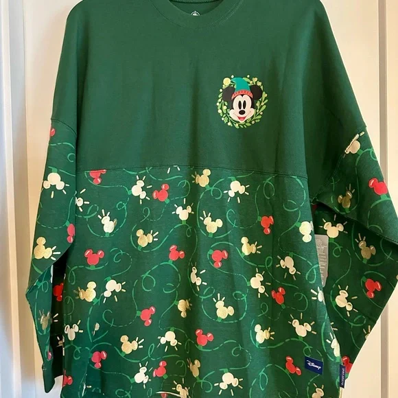 Disneyland Merry Christmas Spirit Jersey NWT - Picture 3 of 5